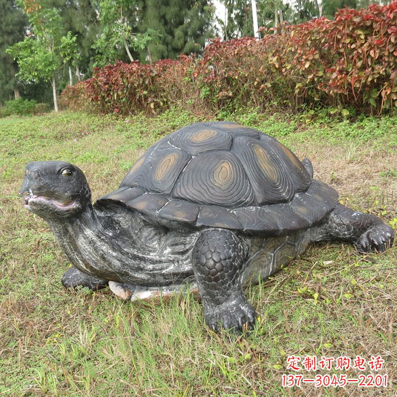 青岛玻璃钢乌龟雕塑传承古老文化