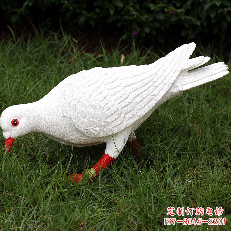 青岛精致的不锈钢鸽子雕塑