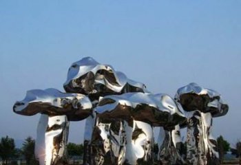 青岛不锈钢蘑菇雕塑——一次惊艳的艺术之旅
