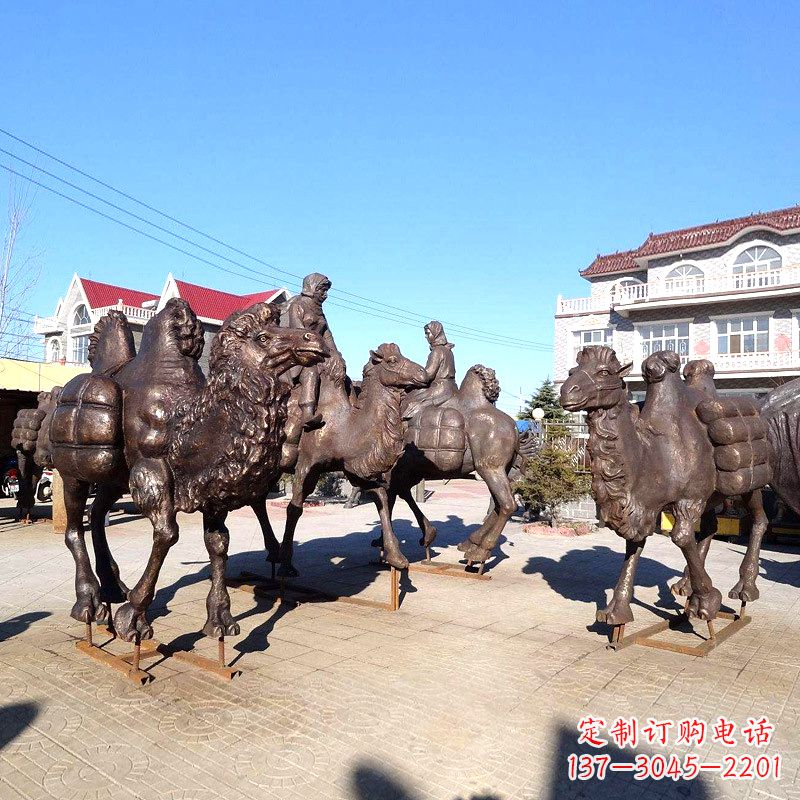 青岛茶马古道骆驼队