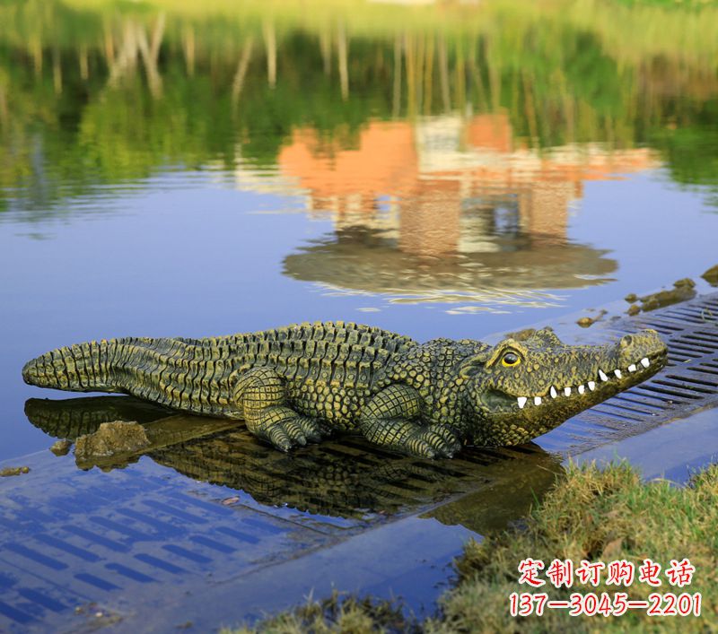 青岛玻璃钢水池雕塑——池塘水景的精美装饰