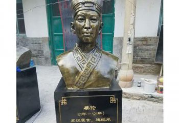 青岛一尊蔡伦铜雕一段悠久历史的见证