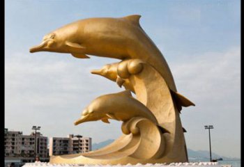 青岛海豚雕塑——美丽的城市标志