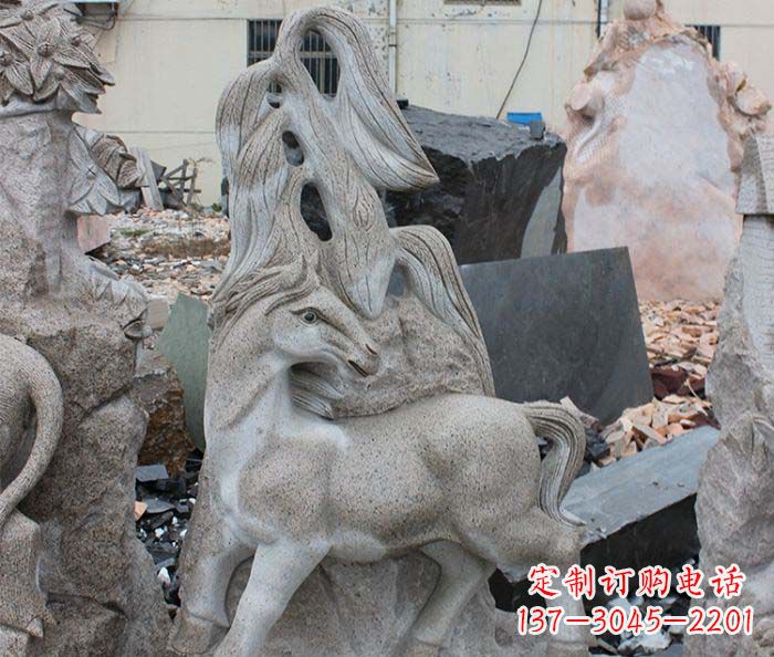 青岛大理石动物雕塑丰富多彩的艺术品