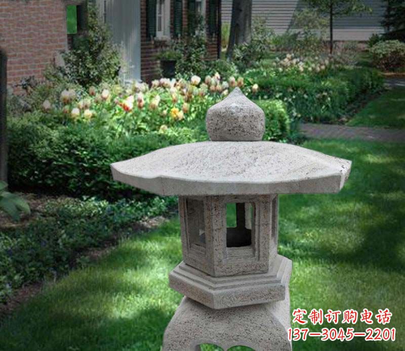青岛大理石宫灯雕塑