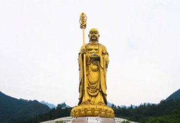 青岛高端定制大型地藏菩萨铜雕