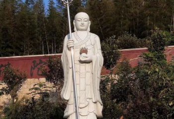 青岛地藏王佛像石雕户外摆件广场景观雕塑