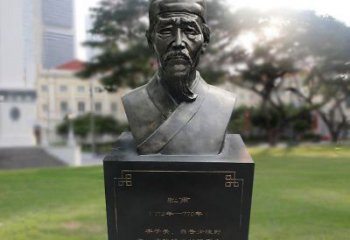 青岛杜甫雕塑——传承优秀文化的象征