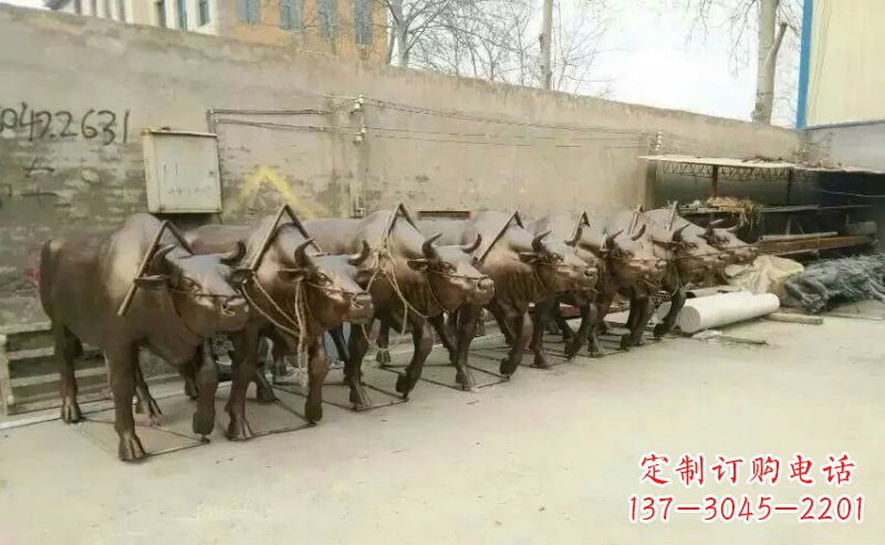青岛仿铜玻璃钢动物雕塑