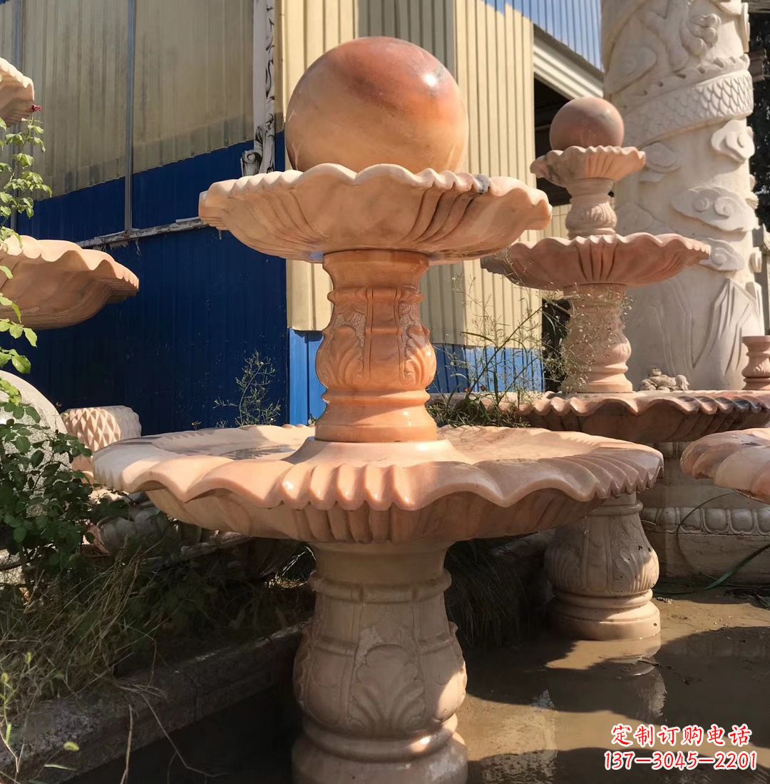 青岛各类石雕风水球