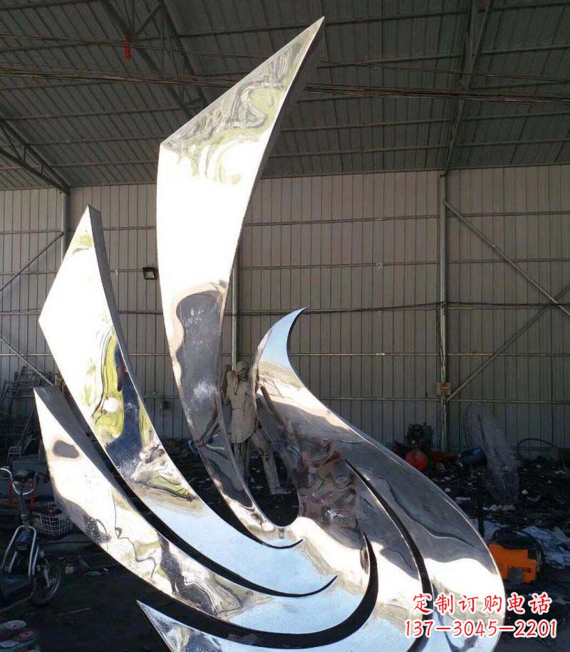 青岛精巧不锈钢和平鸽雕塑