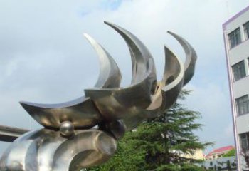 青岛中领雕塑出品不锈钢海鸥雕塑