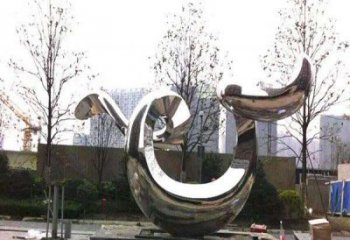 青岛新品发布不锈钢抽象鲸鱼雕塑