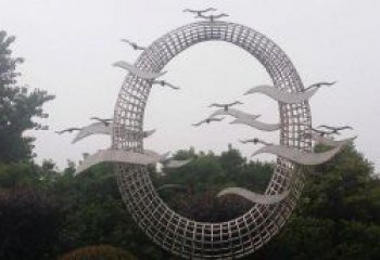 青岛抒情海鸥雕塑