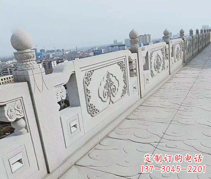 青岛精美大理石栏板雕塑