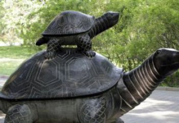 青岛铜质乌龟景观雕塑