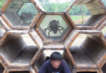 青岛高质量蜜蜂铜雕