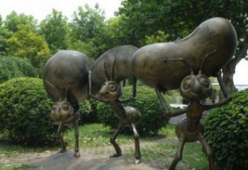 青岛精美蚂蚁铜雕塑