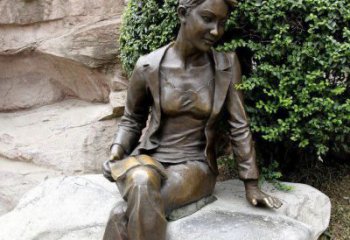 青岛中领雕塑精美 静谧 的女人铜雕