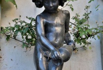 青岛唯美少女雕塑——在公园中给清新的景观增添一抹生机