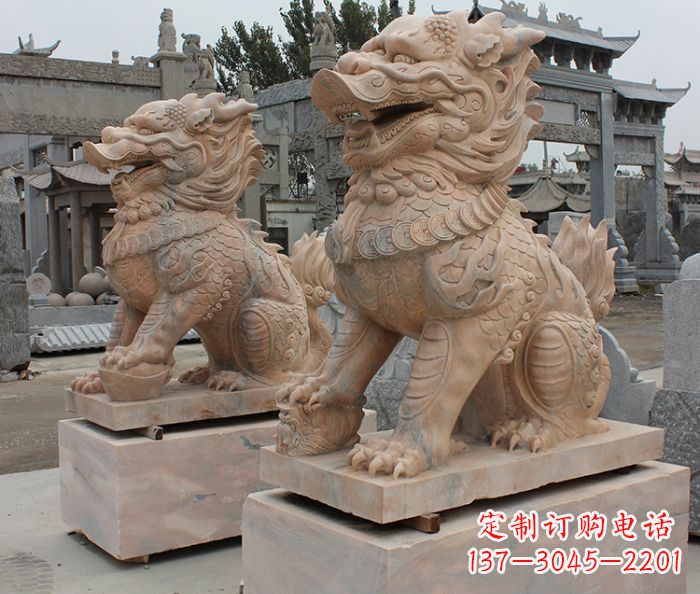 青岛尊贵的古典麒麟雕塑