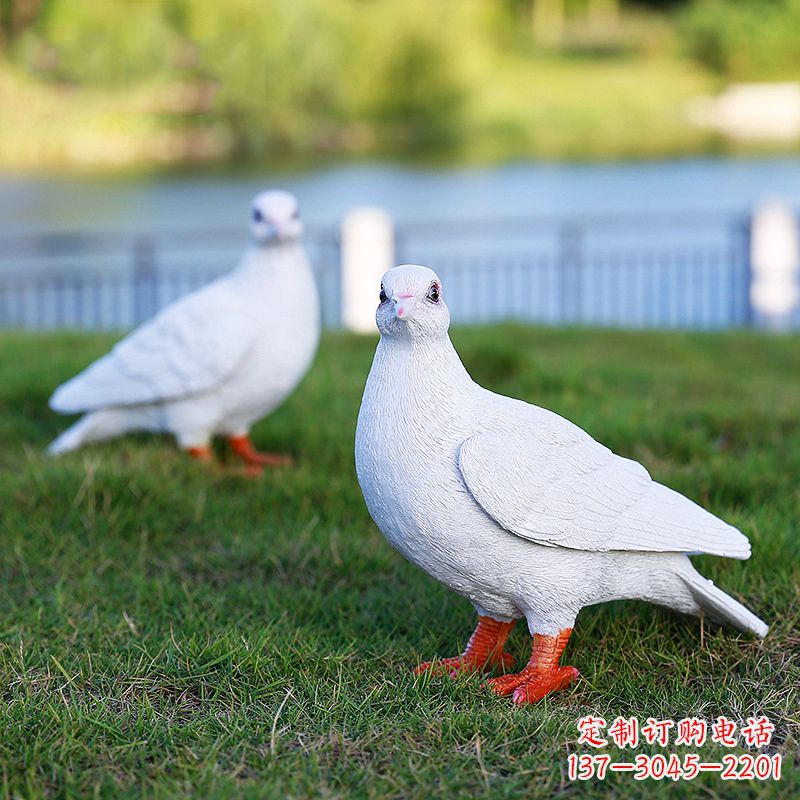 青岛和平鸽与少女雕塑