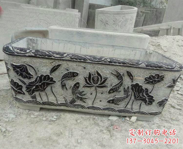 青岛浮雕仿古式水缸雕塑,令人惊艳