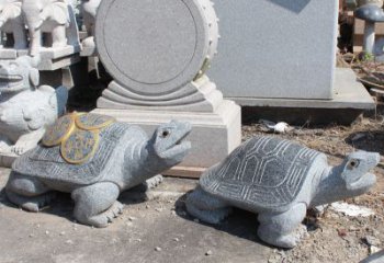 青岛质朴弥足细节的乌龟雕塑