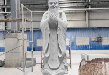 青岛合浦一中孔子雕像，传承文明智慧