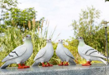 青岛中领雕塑-象征和平的标志之鸽