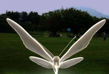 青岛花园不锈钢装饰蝴蝶雕塑
