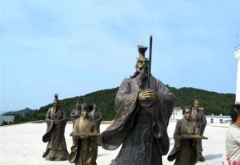 青岛中领雕塑——汉武帝刘彻祭天情景雕塑