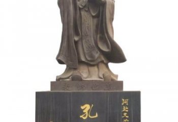 青岛传承文明精神，纪念伟大孔子——高贵孔子雕塑