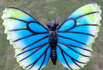 青岛全新设计的蝴蝶雕塑仿真摆件