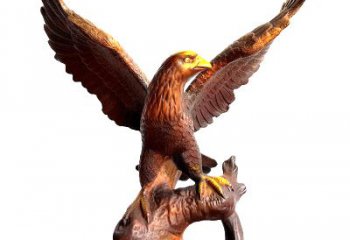 青岛中领雕塑推出的老鹰展翅铜雕绝对是一件可以…