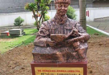 青岛中领雕塑推出尊贵的雷锋铜雕，以纪念传奇人…