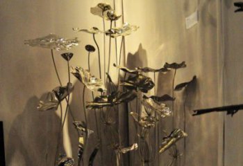 青岛莲花雕塑－造型优雅，精致美观