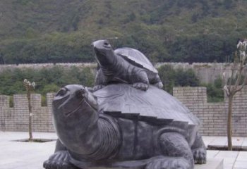 青岛中领雕塑母子乌龟公园石雕