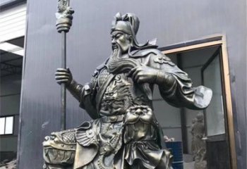 青岛高雅典雅的关公铜雕