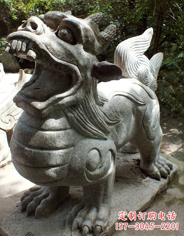 青岛质朴狴犴石雕,一览古朴之美