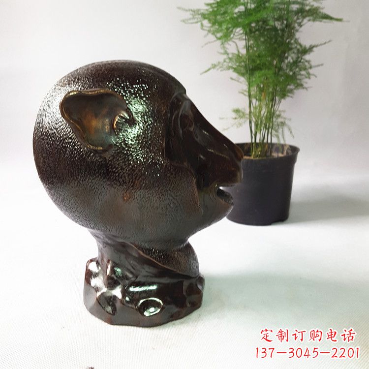 青岛中领雕塑：精美艺术品——猴年生肖铜兽雕塑