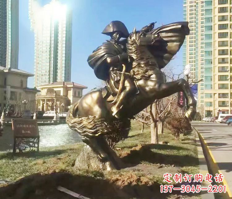 青岛铜雕西方骑马雕塑人物