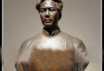 青岛青年毛主席胸像铜雕：一份永恒的礼物