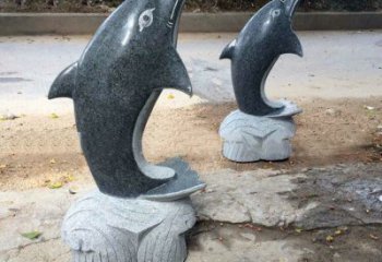 青岛青石海豚雕塑--精致好看与象征意义一起令人惊叹