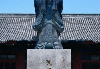 青岛传承古代文化——青铜孔子雕塑