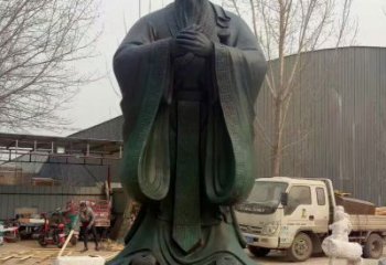 青岛青铜孔子雕塑，传承中华优秀文化