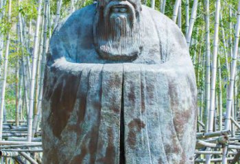 青岛青铜孔子人像雕塑，真实还原历史智慧精神
