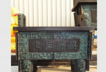 青岛青铜香炉雕塑，传承中国文化