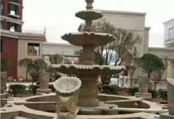 青岛高品质砂岩喷泉雕塑