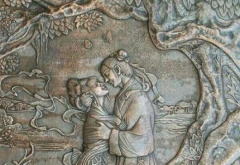 青岛铜浮雕：神话中的爱情故事——牛郎织女